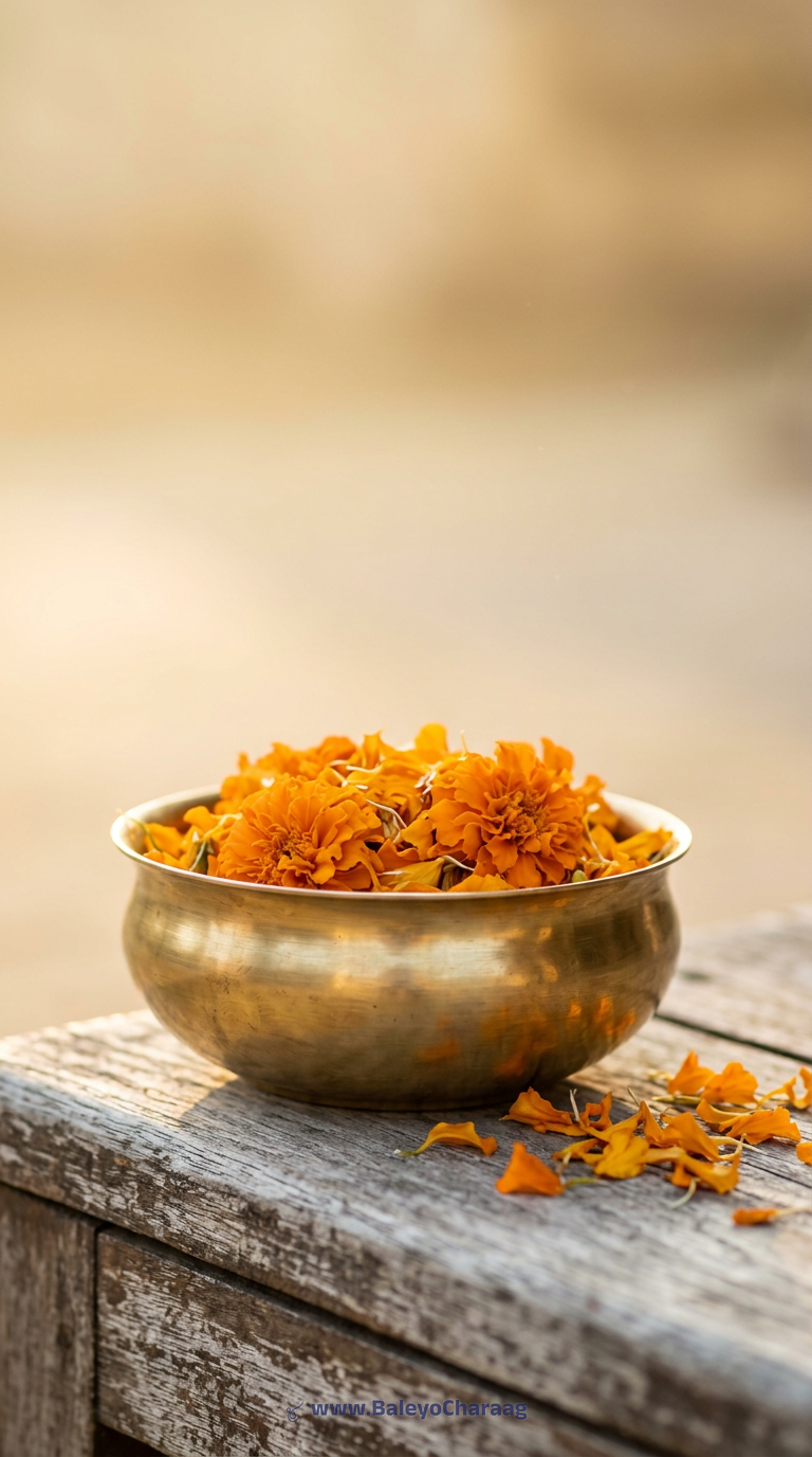 Brass Lota Marigold Light · Phone wallpaper
