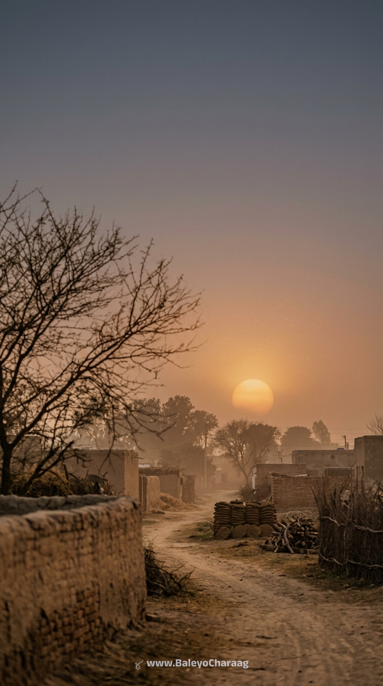 Dust Haze at Dusk · Phone wallpaper