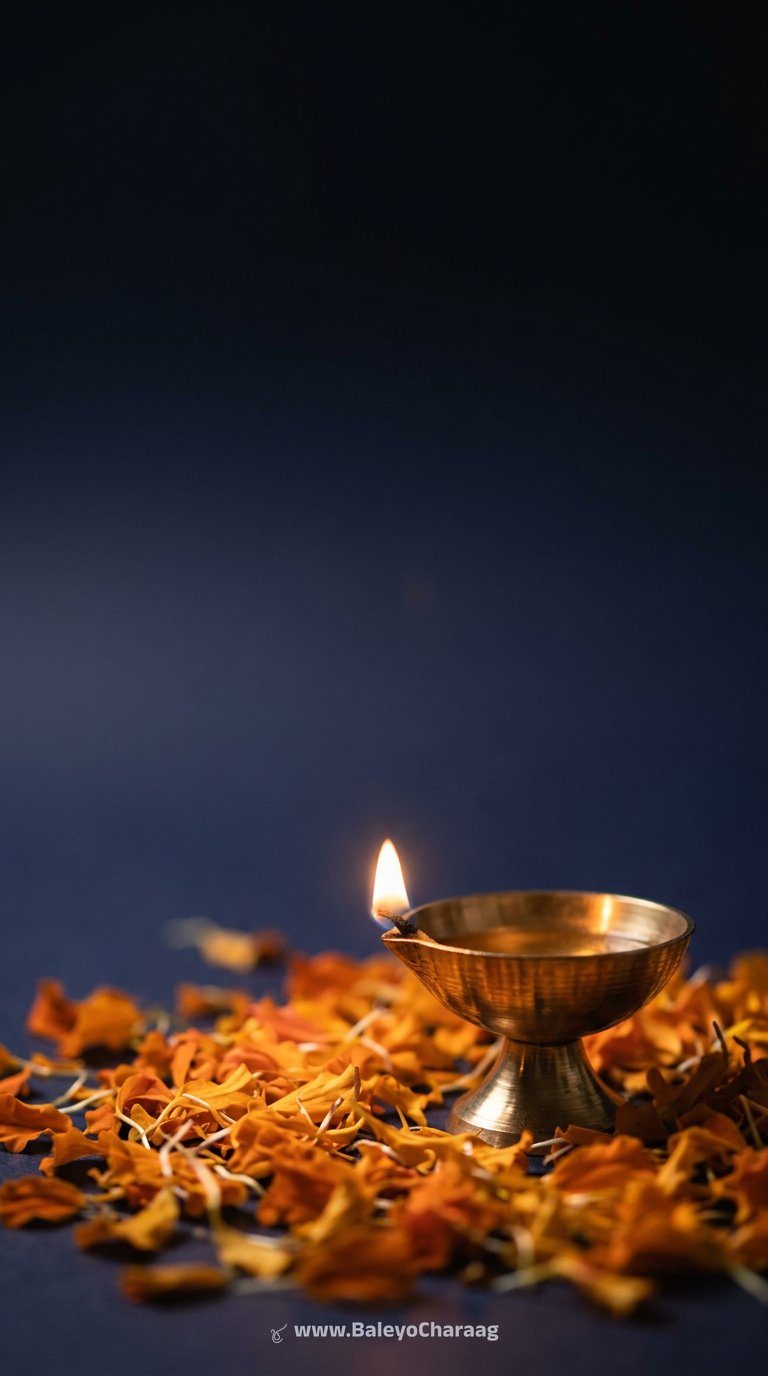 Marigold Petals and Brass · Phone wallpaper