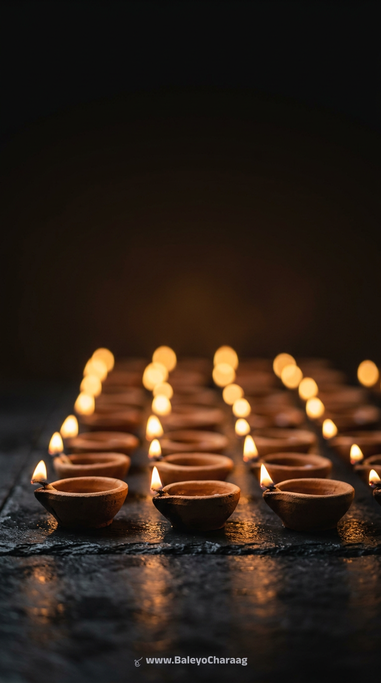 Rows of Clay Diyas · Phone wallpaper