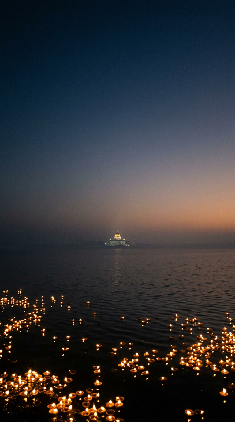 Sarovar of Floating Lights · Print poster (moving)